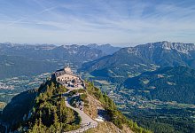 Drohnenaufnahme des Kehlsteinhauses - Bergerlebnis Berchtesgaden/dpa-tmn
