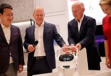 Scholz auf der IFA - Carsten Koall/dpa