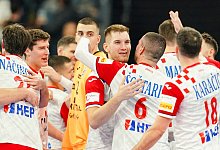 Kroatiens Handballer - Uwe Anspach/dpa