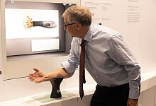 Bill Gates im Deutschen Museum - Robin Marchant/Gates Archive/dpa