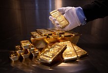 Goldbarren bei einem Edelmetallhändler - Sven Hoppe/dpa/dpa-tmn