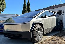 Cybertruck von Tesla - Andrej Sokolow/dpa