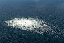 Nord-Stream-Explosionen - -/Danish Defence Command/dpa