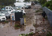 Zyklon auf La Reunion - -/AFP/dpa