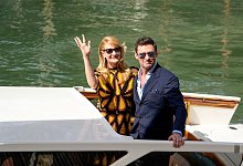 US-Schauspielerin Laura Dern und ihr australischer Kollege Hugh Jackman, Schauspieler kommen zum Pressetermin f&uuml;r ihren Film &laquo;The Son&raquo;. - Domenico Stinellis/AP/dpa