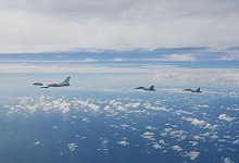 Chinesische Kampfflieger um Taiwan - Li Bingyu/Xinhua/dpa