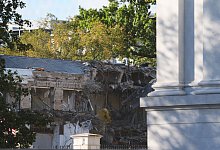 Bauarbeiten am Weißen Haus - Evan Vucci/AP/dpa