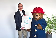 Paddington wirbt f&uuml;r Unicef Deutschland - Elisabeth Sachse-Grimm/Unicef/dpa