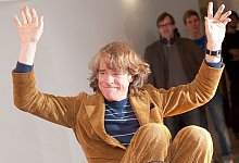 Helge Schneider in Cord - picture alliance / dpa