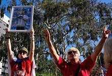 Djokovic-Fans - Mark Baker/AP/dpa