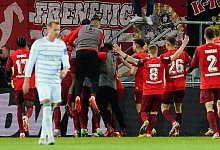1. FC Saarbr&uuml;cken - 1. FC Kaiserslautern - Uwe Anspach/dpa