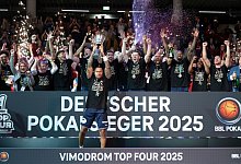 Syntainics MBC Wei&szlig;enfels - Bamberg Baskets - Sebastian Kahnert/dpa