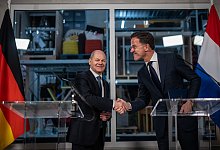 Scholz und Rutte - Michael Kappeler/dpa