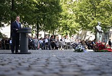 Gedenken an Hitler-Attentat - Hannes P. Albert/dpa