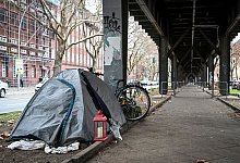 Hochrechnung: Über eine Million Menschen sind wohnungslos - Jens Kalaene/dpa