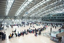 Kurzfristiger Warnstreik am Hamburger Flughafen - Gregor Fischer/dpa
