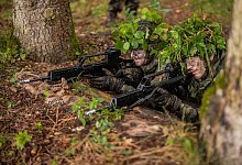 Reservisten der Bundeswehr bei einer &Uuml;bung - Christoph Schmidt/dpa