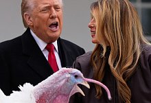 US-Präsident begnadigt Thanksgiving-Truthahn - Julia Demaree Nikhinson/AP/dpa
