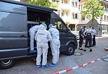 Wiesloch: Frau mit Messer niedergestochen - -/Rene Priebe/dpa