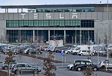 Tesla Fabrik - Patrick Pleul/dpa