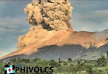 Vulkanausbruch auf den Philippinen - Uncredited/Philippine Institute of Volcanology and Seismology/AP/dpa