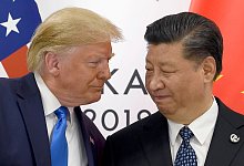 Donald Trump und Xi Jinping - Susan Walsh/AP/dpa