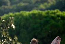 Kam im EM-Finale vom Zehn-Meter-Turm mit 397,50 Punkten auf den sechsten Platz: Jaden Eikermann. - Domenico Stinellis/AP/dpa