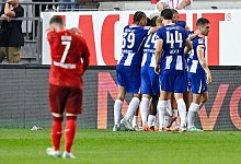 1. FC Kaiserslautern - Hertha BSC - Uwe Anspach/dpa