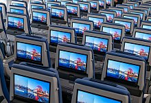 Lufthansa nutzt Starlink-Internet in der Kabine - Peter Kneffel/dpa