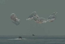 Landung - Foto: -/NASA TV/dpa