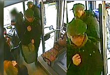 Die gesuchten EX-RAF-Terroristen Burkhard Gareg (vorne) und Ernst-Volker Staub (hinten) wurden möglicherweise von Kameras im Osnabrücker Nahverkehr aufgenommen. - Landeskriminalamt Niedersachsen