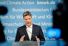 &laquo;Ein einseitiger und klarer Bruch der bestehenden Vertr&auml;ge&raquo;: Robert Habeck. - Kay Nietfeld/dpa