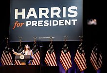 Wahlkampf in den USA - Kamala Harris - Stephanie Scarbrough/AP/dpa