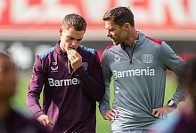 Training Bayer Leverkusen - Marius Becker/dpa