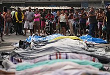 Nach Polizeieinsatz in Favelas in Rio de Janeiro - Silvia Izquierdo/AP/dpa