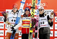 Podestpl&auml;tze - Foto: kyodo/dpa