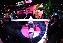 Mobilfunk-Drohne der Telekom - Wolf von Dewitz/dpa