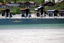 Niedrigwasser am Walchensee - Sven Hoppe/dpa