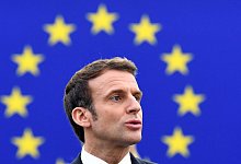 Macron - Bertrand Guay/POOL AFP/AP/dpa
