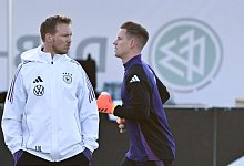 Julian Nagelsmann und Marc-Andr&eacute; ter Stegen - Arne Dedert/dpa