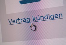 Kündigungsbutton - Andrea Warnecke/dpa-tmn