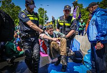 Protest von Extinction Rebellion in Den Haag - Phil Nijhuis/ANP/dpa