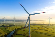 Windkraftanlagen - Sina Schuldt/dpa