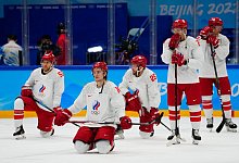 Russlands Eishockey-Team - Petr David Josek/AP/dpa