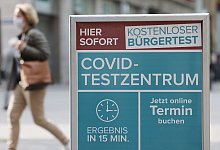 Corona-Testzentrum - Foto: Oliver Berg/dpa