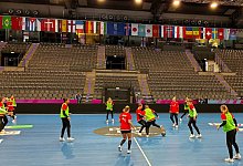 Handball - vor dem Spiel Deutschland - Island - Eric Dobias/dpa