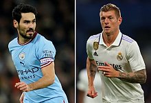 Ilkay Gündogan und Toni Kroos - Dave Thompson/Shaun Brooks/AP/Action Plus Sports via ZUMA Wire/dpa