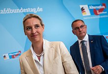 Alice Weidel und Tino Chrupalla - Michael Kappeler/dpa