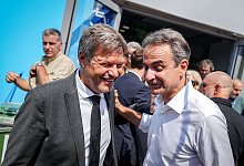 Vizekanzler Habeck in Thessaloniki - Kay Nietfeld/dpa