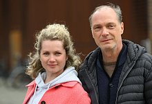 Cornelia Gröschel und Martin Brambach - Robert Michael/dpa